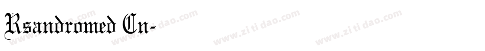 Rsandromed Cn字体转换